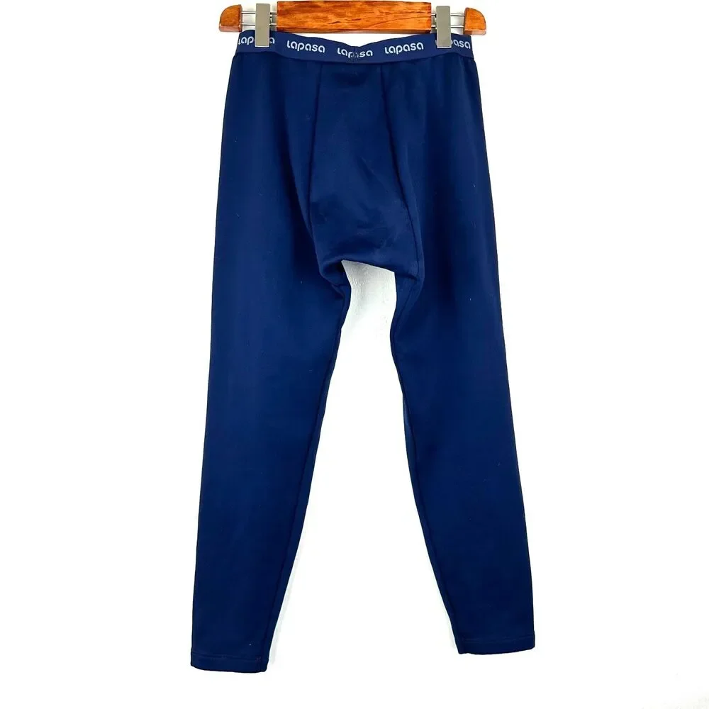 Lapasa Base‎ Layer Pants Men's Size Large Blue Long Pants Thermals